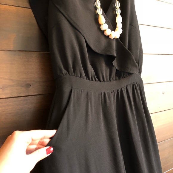 ✨Chic Anthropologie black romper ✨ - Picture 2 of 3